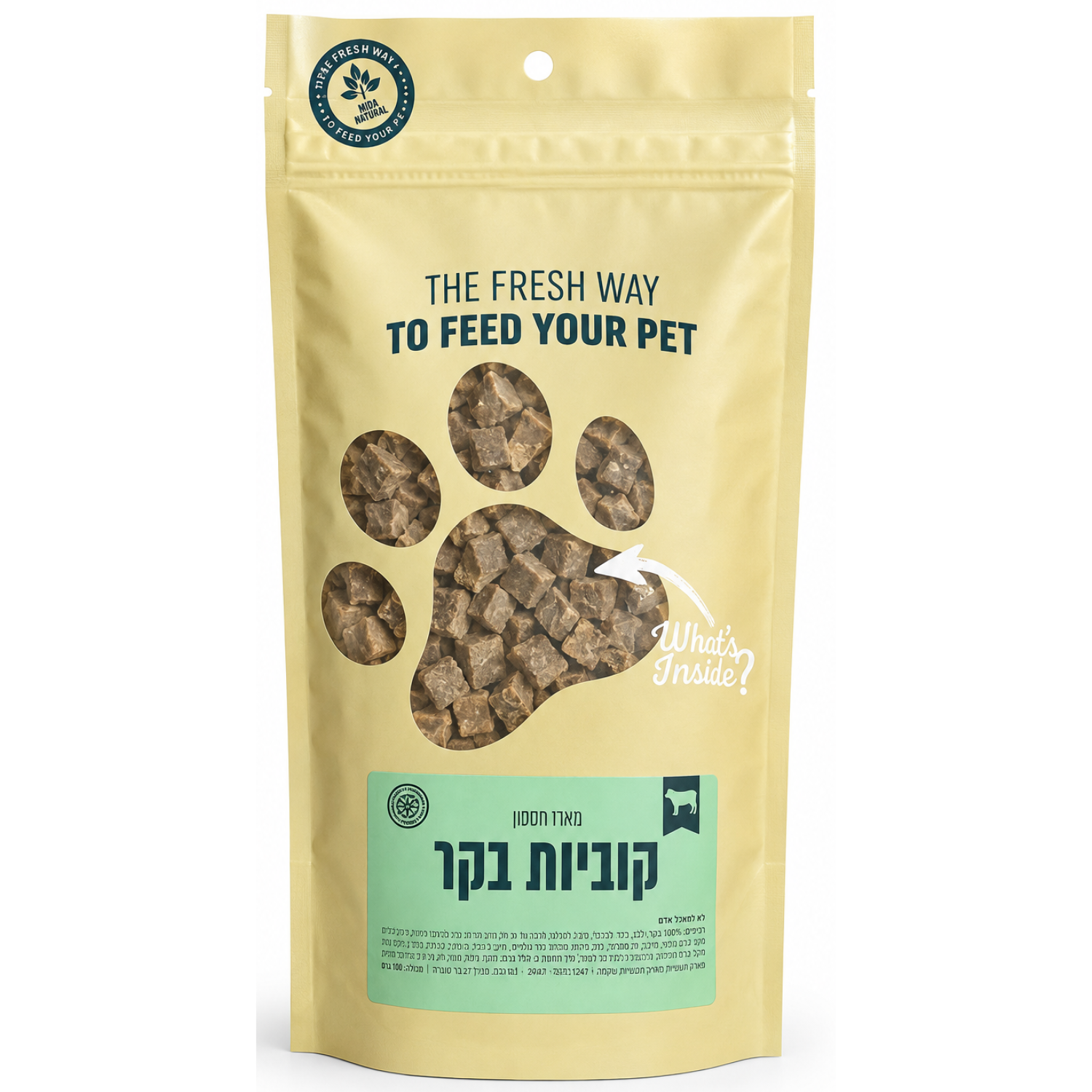 הנריס מארז חסכון טבעי קוביות אילוף לכלבים בטעם בקר | 150 גרם – Henry's